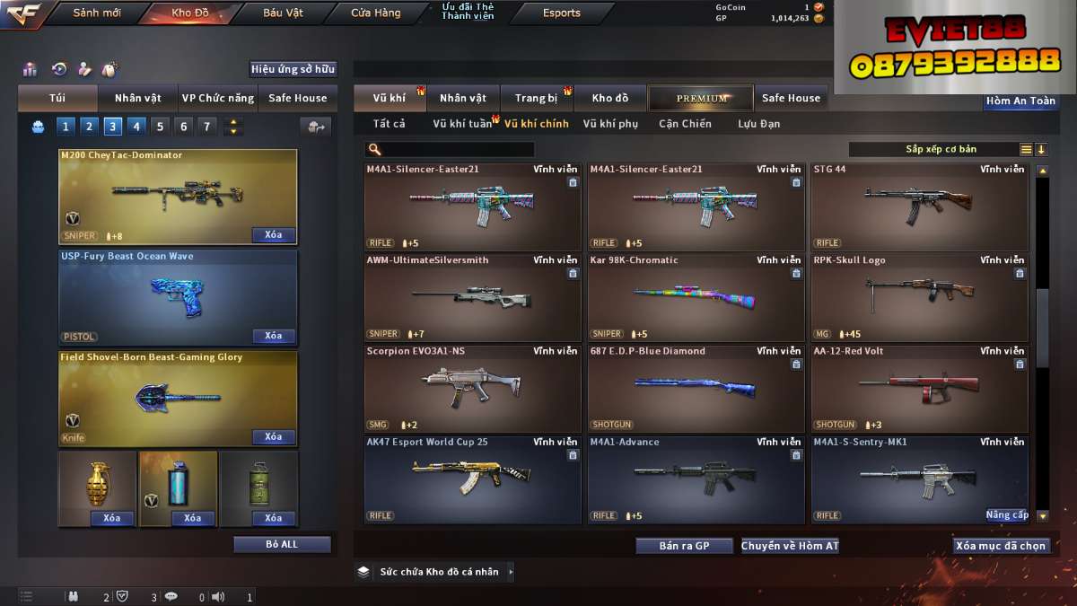 shop acc cf uy tin gia re